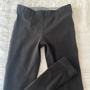 Outdoor Voice Small Ribbed 7/8 Legging in Black